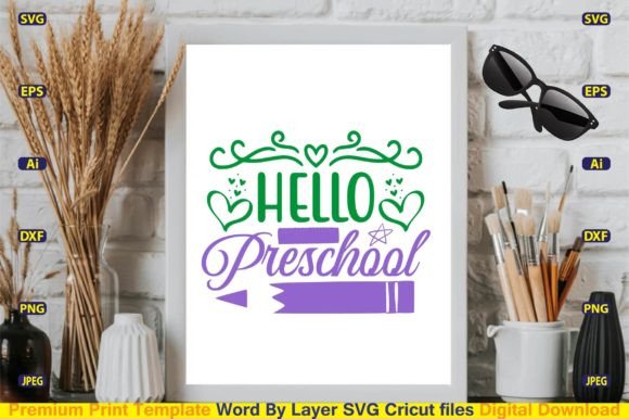 Hello Preschool: Graphics and Crafts for Creative Publishing