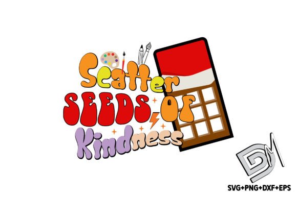 Retro Scatter Seeds of Kindness Graphics and Crafts