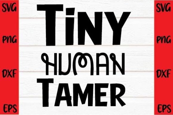 Tiny Human Tamer SVG Design for Crafts and Graphics